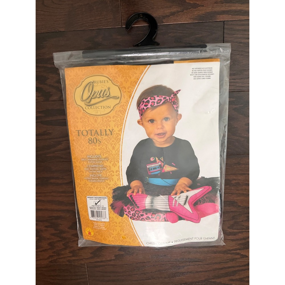 Rubies Opus Collection Totally 80s Rocker Infant Costume 6-12 Months 701874